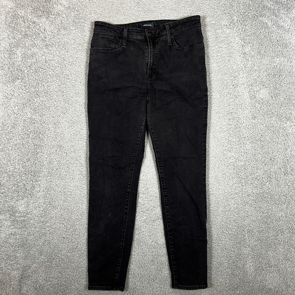 J. Crew Denim - J‎ Crew Toothpick Jeans Womens 31 Black Excellent Curvy Denim Office Casual